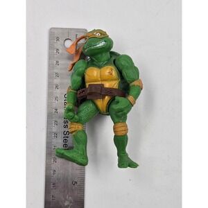 TMNT Michelangelo Action Figure Orange Mask Green 4.5 Inch Ninja Turtles